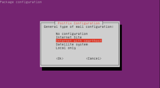 Figure 1: Postfix mail configuration type 