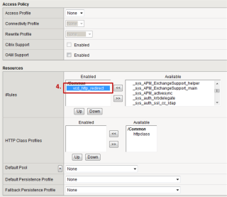 Figure 15: Virtual Server for HTTP - Resources 