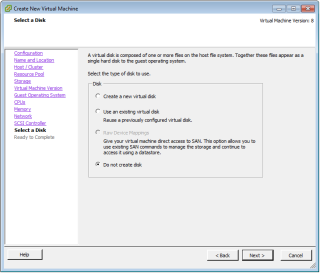 Figure 8: Select a disk 