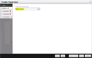 Figure 6: Create Hypervisor - Step 1 