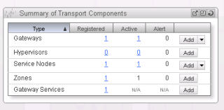 Figure 33: NSX Setup with Gateway, Service Node, Transport Zone and Gateway Services 