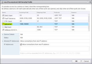Figure 12: Enable the <em>gdbserver</em> security profile to enable VNC access to guests 