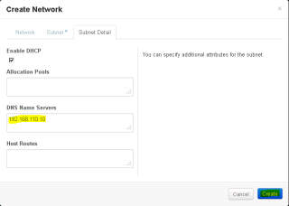 Figure 16: Create Network - Step 3 