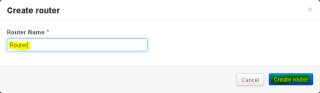 Figure 18: Create Router dialog 