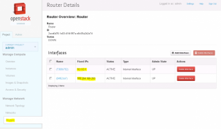 Figure 22: Router with connection to internal network 