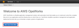 Figure 4: Add your first stack 