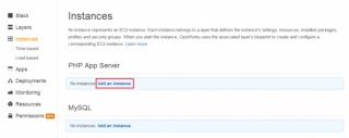 Figure 16: Add an instance - Step 1 