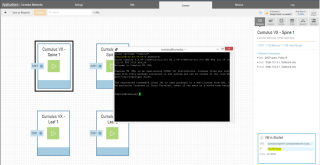 Figure 12: Accessing Cumulus Networks VX nodes via SSH 