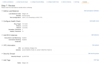 Figure 21: Define an Elastic Load Balancer - Step 6 