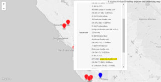 Figure 7: Example of RIPE Atlas probe on US West Coast preferring the origin in US-East-2 