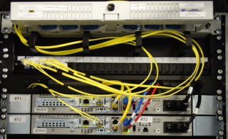 Figure 3: Direct Connect Cross Connect within a customer’s rack 