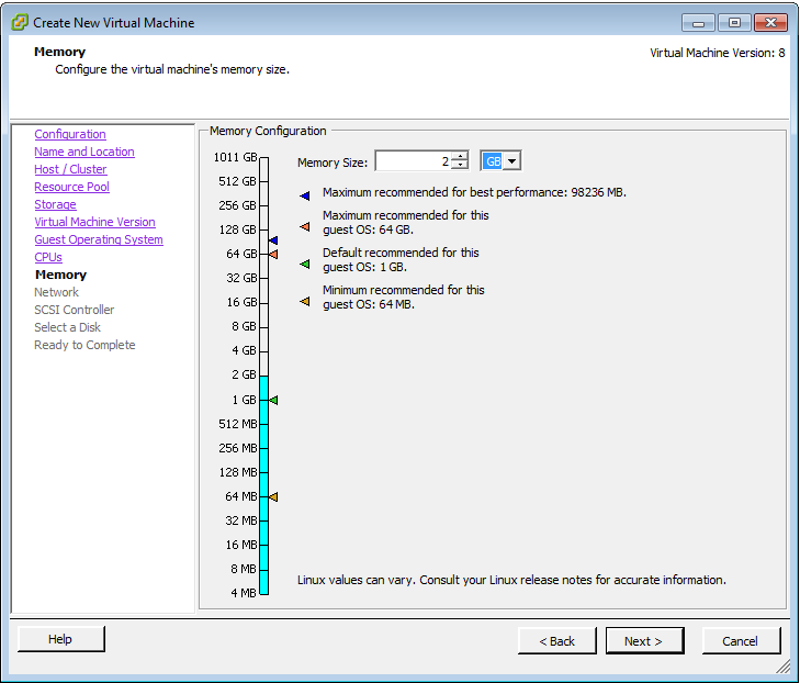 Figure 5: Memory Size
