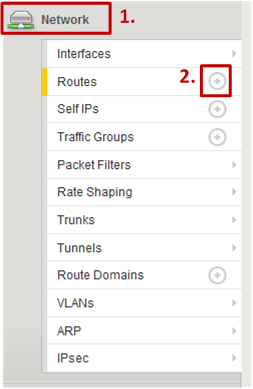 Figure 5: Create a new route for the IPv6 default route