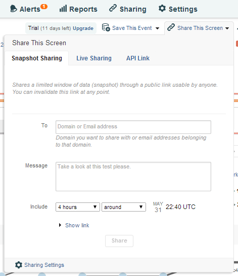 Figure 10: The <em>Share This Screen</em> feature allows others to see what I see